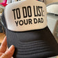 To do list: Your dad