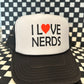 I Love Nerds trucker hat