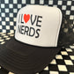 I Love Nerds trucker hat