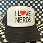 I Love Nerds trucker hat