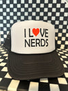 I Love Nerds trucker hat
